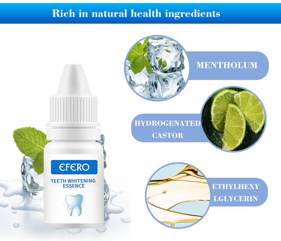 EFERO Teeth Whitening Serum Gel Dental Oral Hygiene Effective Remove Stains Plaque Teeth Cleaning Essence Dental Care Toothpaste