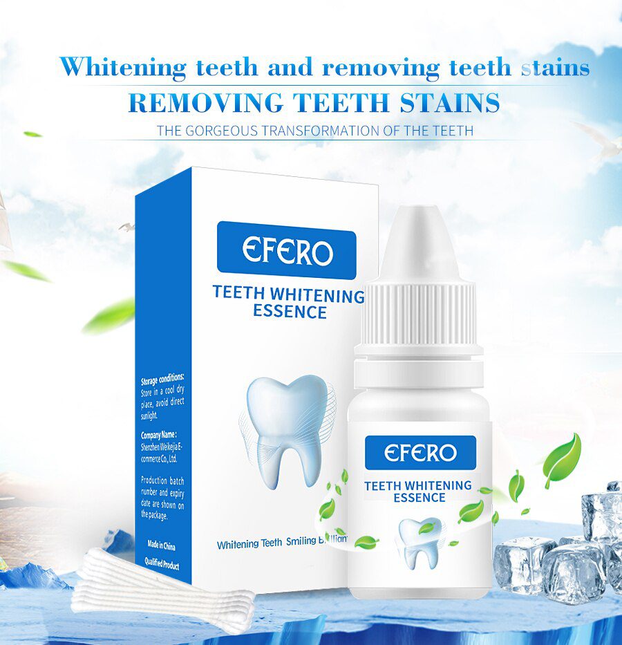 EFERO Teeth Whitening Serum Gel Dental Oral Hygiene Effective Remove Stains Plaque Teeth Cleaning Essence Dental Care Toothpaste