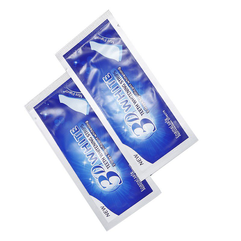 2pcs/Bag Professional 3D Teeth Whitening Strips Dental Bleaching Advanced White Gel Strips Oral Hygiene Care Dental Tools TSLM2