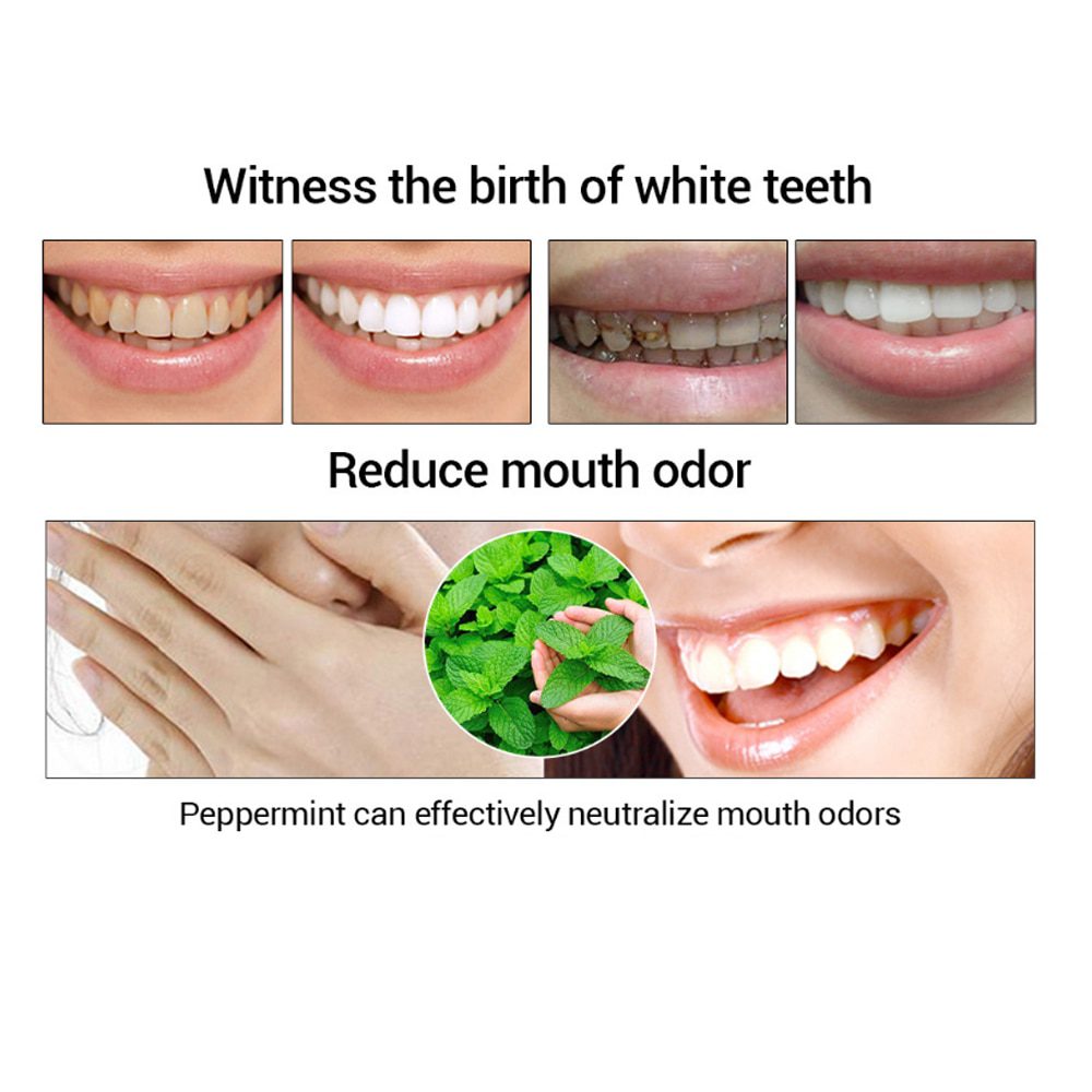 LANBENA Teeth Whitening Essence Powder Oral Hygiene Cleaning Serum Removes Plaque Stains Tooth Bleaching Dental Tools Toothpaste