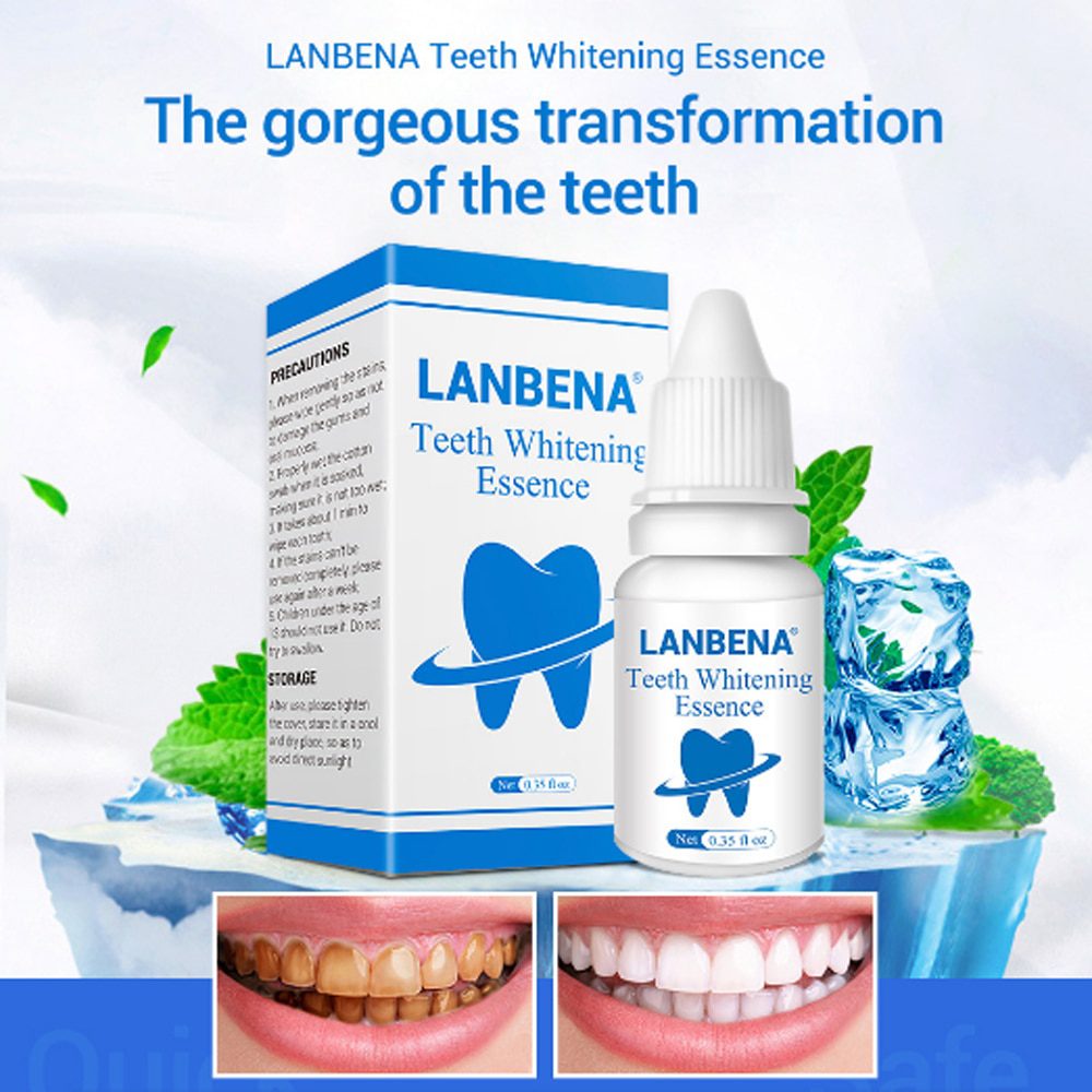 LANBENA Teeth Whitening Essence Powder Oral Hygiene Cleaning Serum Removes Plaque Stains Tooth Bleaching Dental Tools Toothpaste