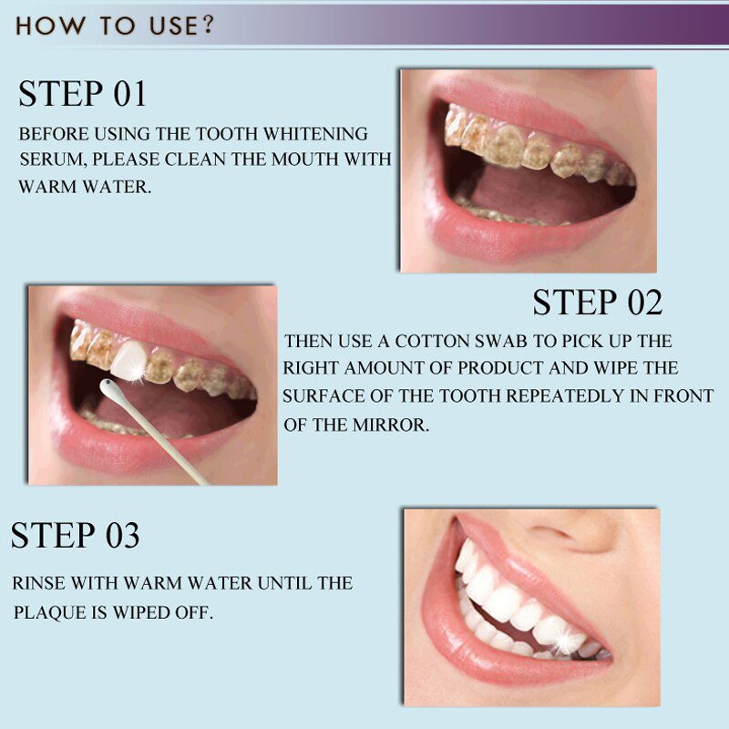 LANBENA Teeth Whitening Essence Powder Oral Hygiene Cleaning Serum Removes Plaque Stains Tooth Bleaching Dental Tools Toothpaste