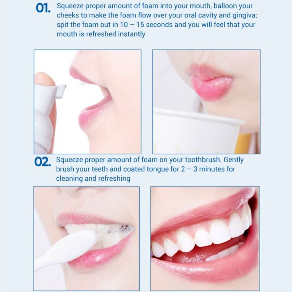 LANBENA Teeth Whitening Essence Powder Oral Hygiene Cleaning Serum Removes Plaque Stains Tooth Bleaching Dental Tools Toothpaste