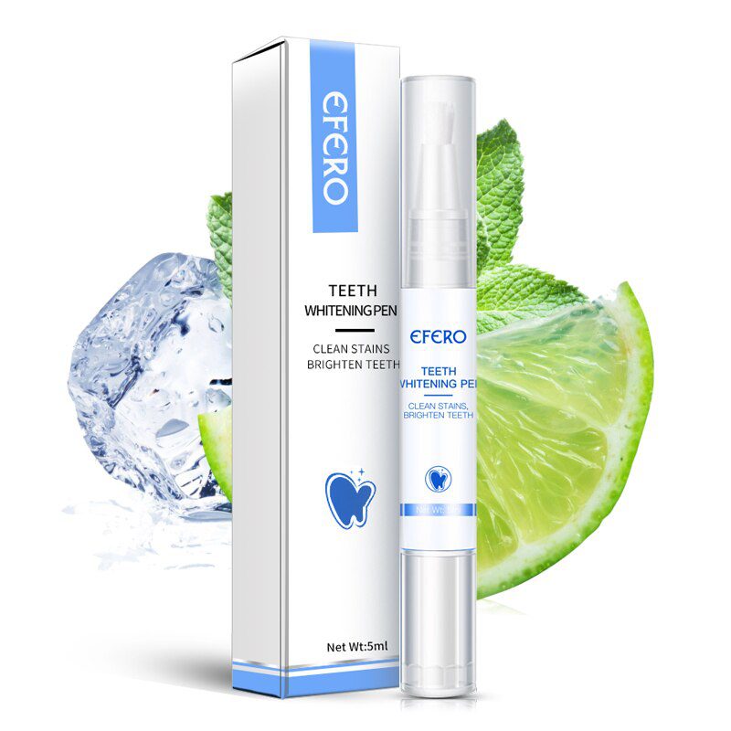 EFERO White Teeth Whitening Pen Tooth Gel Whitener Bleach Remove Plaque Stains Dental Tools Oral Hygiene Teeth Cleaning Serum