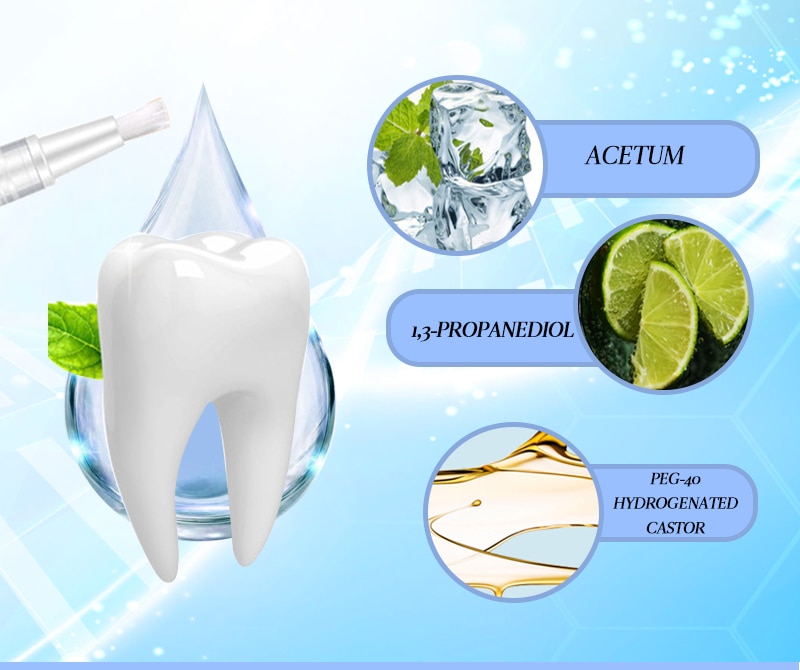 EFERO White Teeth Whitening Pen Tooth Gel Whitener Bleach Remove Plaque Stains Dental Tools Oral Hygiene Teeth Cleaning Serum