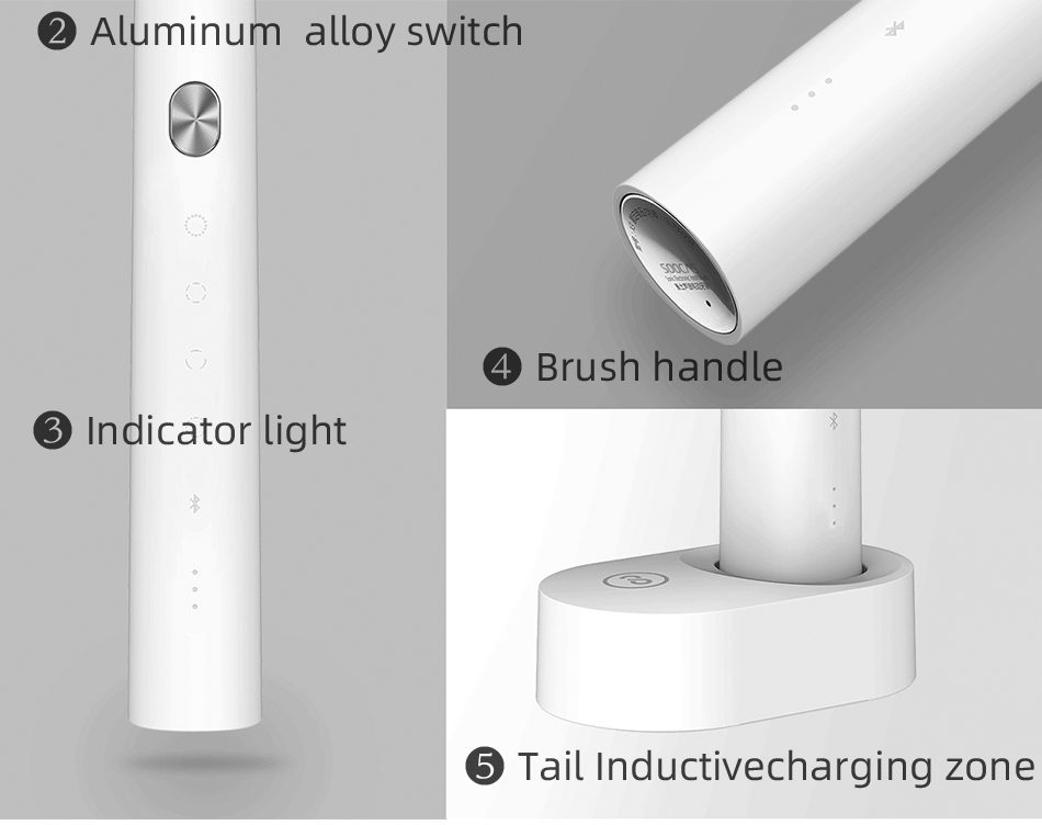 Soocas X3 Sonic Electric Toothbrush Upgraded Adult Waterproof Ultrasonic automatic Toothbrush USB Rechargeable for Xiaomi