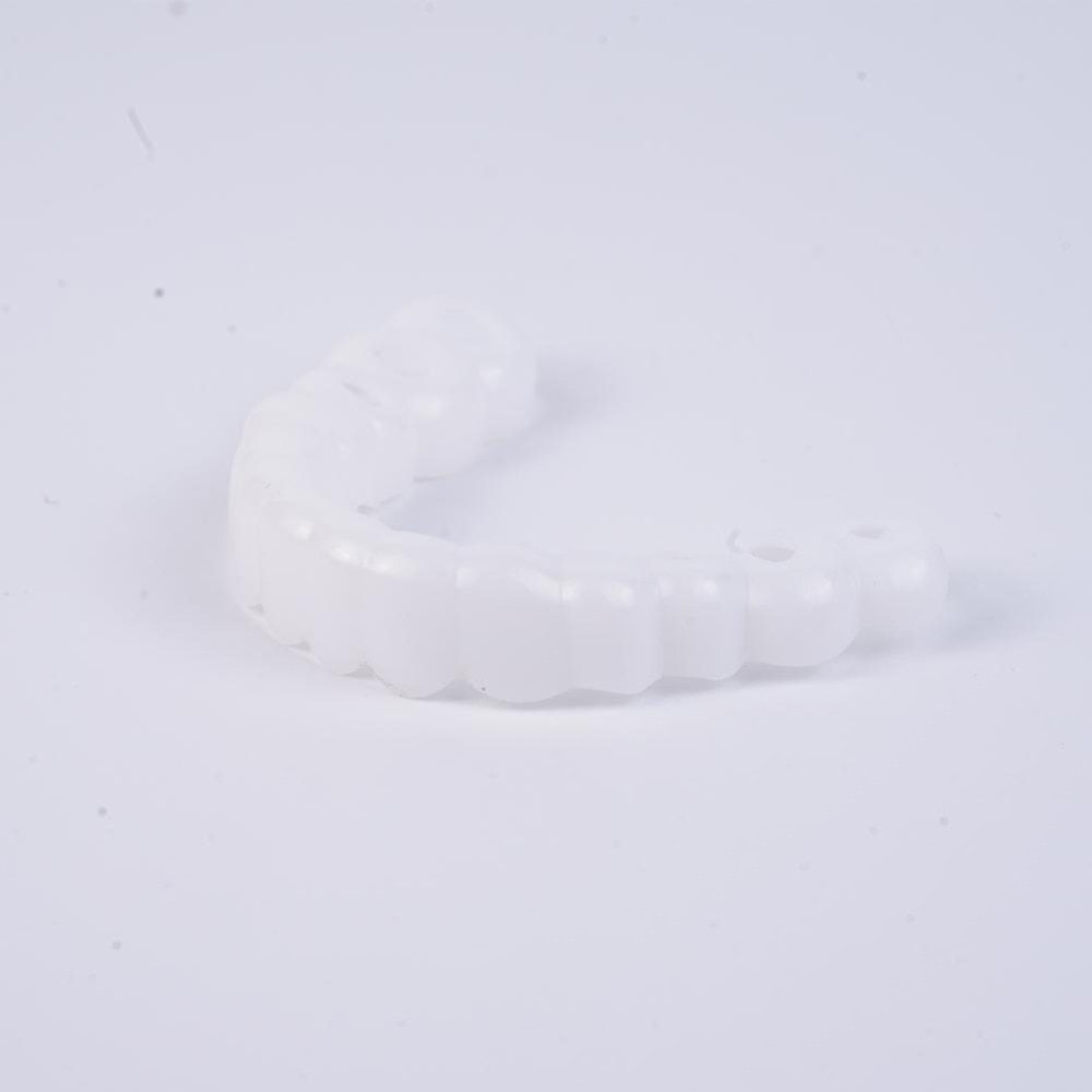 2Pcs Smile Teeth Braces Set Smile Denture Cosmetic Teeth Comfortable Veneer Cover Teeth Whitening Teeth Denture Toys for Kids