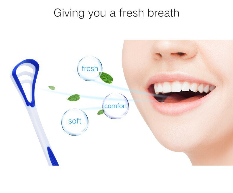 2018 new Y-Kelin Tongue Scraper  Brush Oral cleaning tongue toothbrush  cleanering brush Fresh Breath remove coating