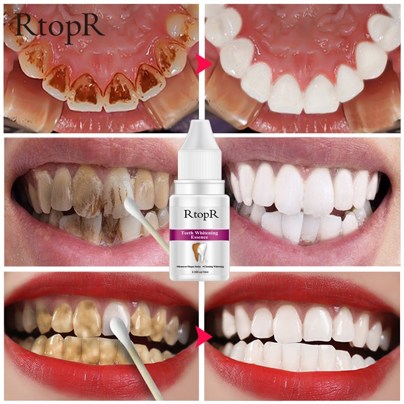 Teeth Oral Hygiene Essence Whitening Essence Daily Use Effective Remove Plaque Stains Cleaning Product teeth Cleaning Water 10ml
