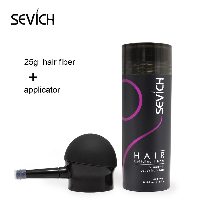 Keratin Hair Fiber Applicator Hair Building Fiber Spray Pump Styling Color Powder Extension Thinning Thickening Hair Growth 2pcs