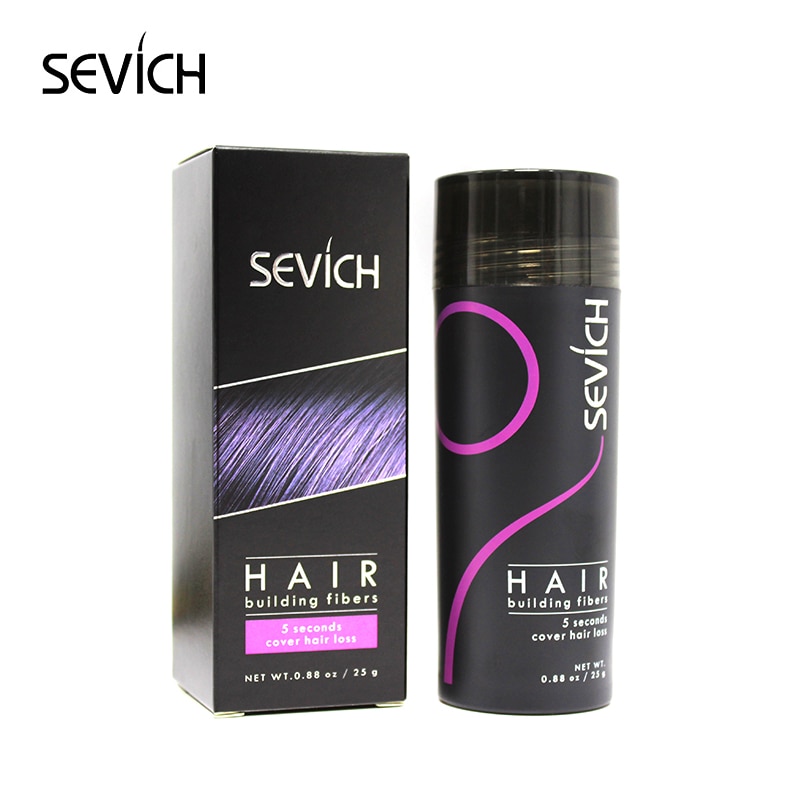 Hair Building Fibers Keratin Thicker Anti Hair Loss Products Concealer Refill Thickening Fiber Hair Powders Growth sevich 25g