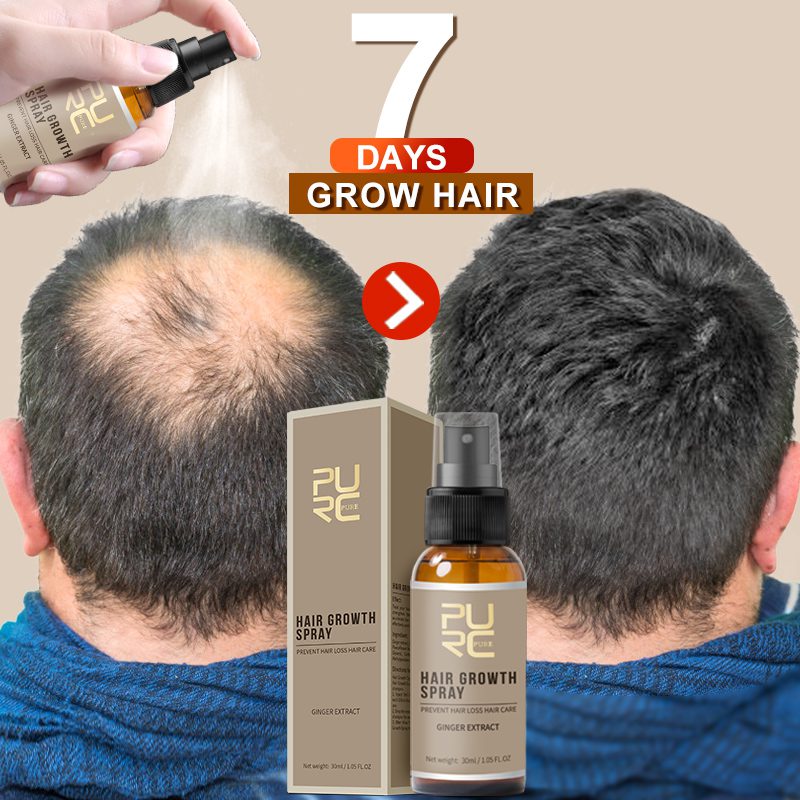 PURC 2019 New Hair Growth Spray Fast Grow Hair hair lossTreatment Preventing Hair Loss 30ml