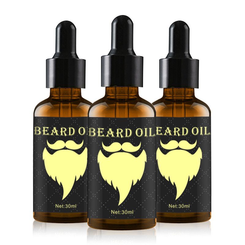 100% Natural 30ML Accelerate Facial Hair Grow Beard Essential Oil Hair and Beard Growth Oil Men Beard Grooming Products TSLM2