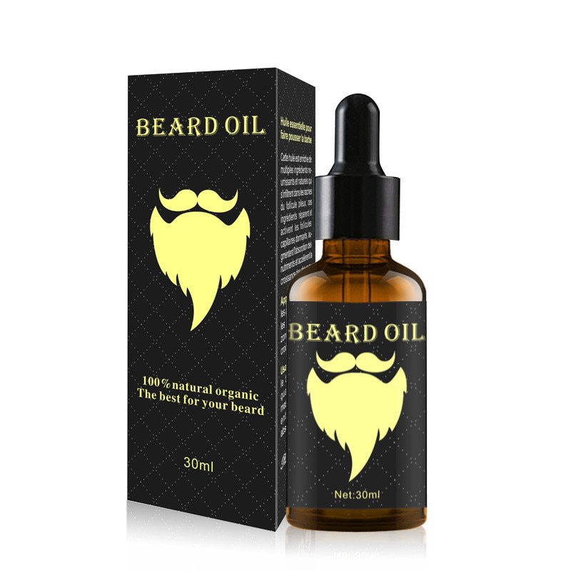 100% Natural 30ML Accelerate Facial Hair Grow Beard Essential Oil Hair and Beard Growth Oil Men Beard Grooming Products TSLM2