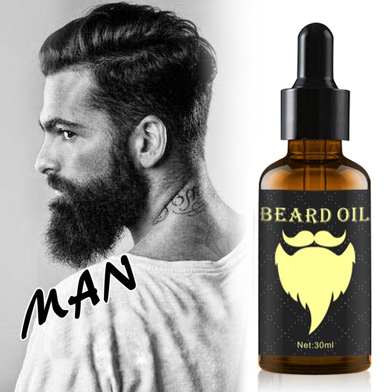 100% Natural 30ML Accelerate Facial Hair Grow Beard Essential Oil Hair and Beard Growth Oil Men Beard Grooming Products TSLM2