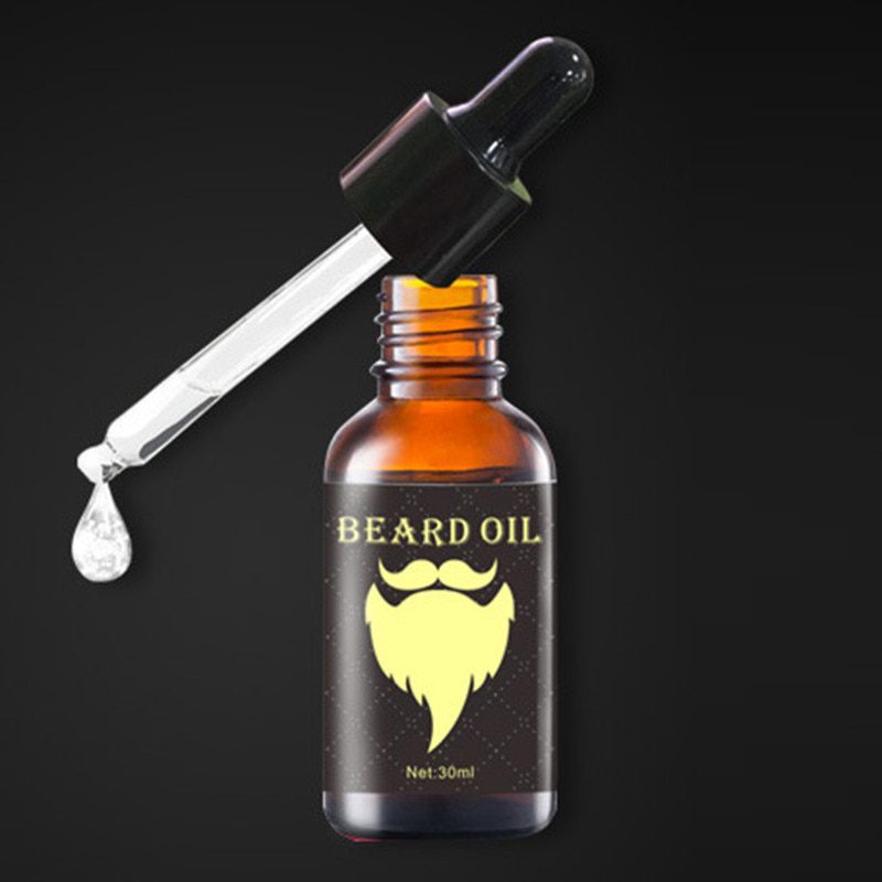 100% Natural 30ML Accelerate Facial Hair Grow Beard Essential Oil Hair and Beard Growth Oil Men Beard Grooming Products TSLM2