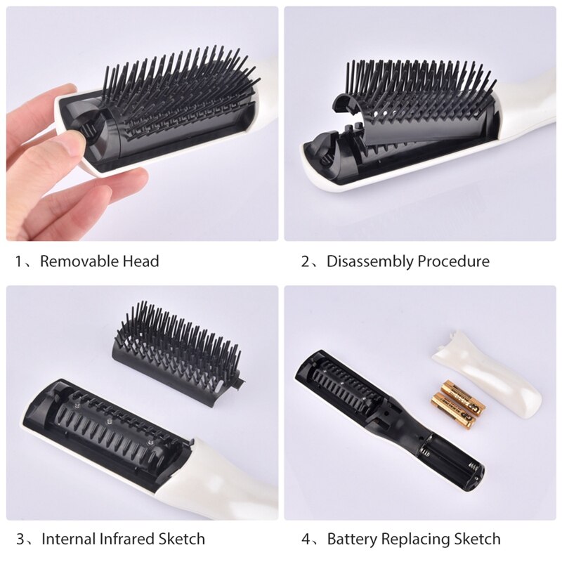 Infrared Massage Comb Hair Comb Massage Equipment Comb Hair Growth Care Treatment Hair Brush Grow Laser Hair Loss Therapy