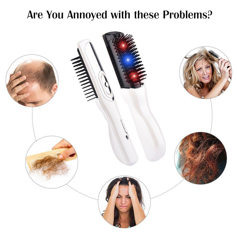 Infrared Massage Comb Hair Comb Massage Equipment Comb Hair Growth Care Treatment Hair Brush Grow Laser Hair Loss Therapy