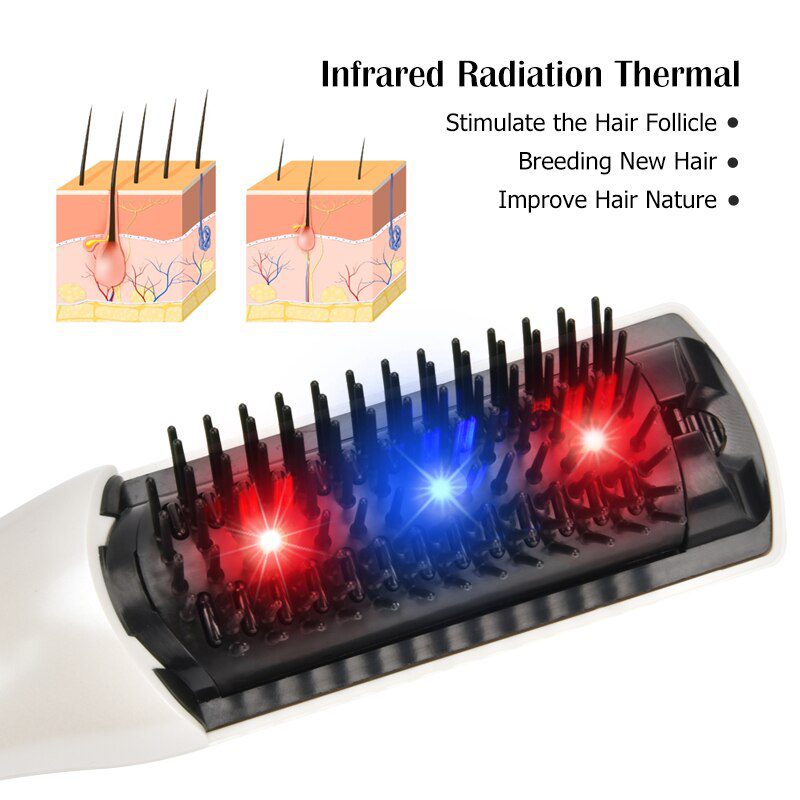 Infrared Massage Comb Hair Comb Massage Equipment Comb Hair Growth Care Treatment Hair Brush Grow Laser Hair Loss Therapy