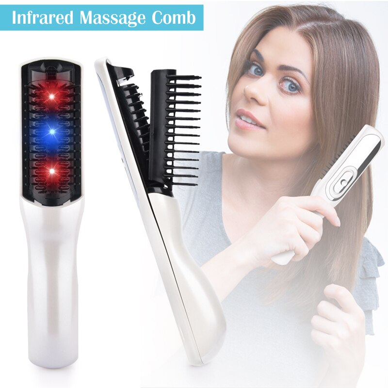 Infrared Massage Comb Hair Comb Massage Equipment Comb Hair Growth Care Treatment Hair Brush Grow Laser Hair Loss Therapy
