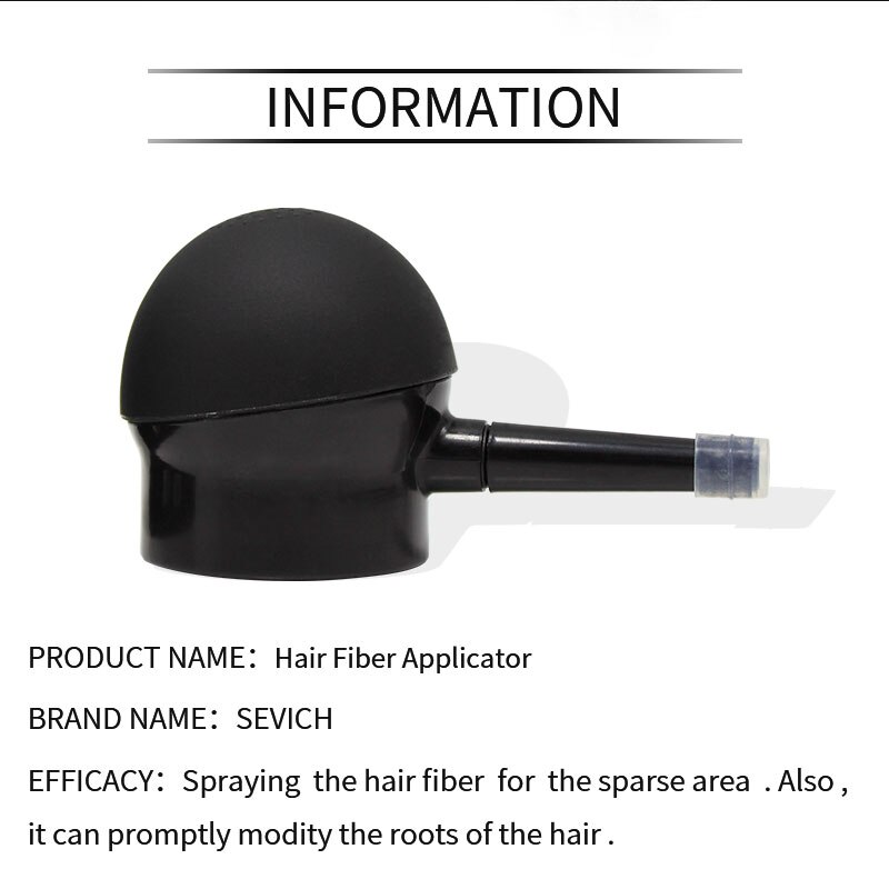 Nozzle Spray Applicator Pump Tool and Sevich Easy Usage Hair Building Fiber Powders New Package for T-27.5g Bottle 12g 25g
