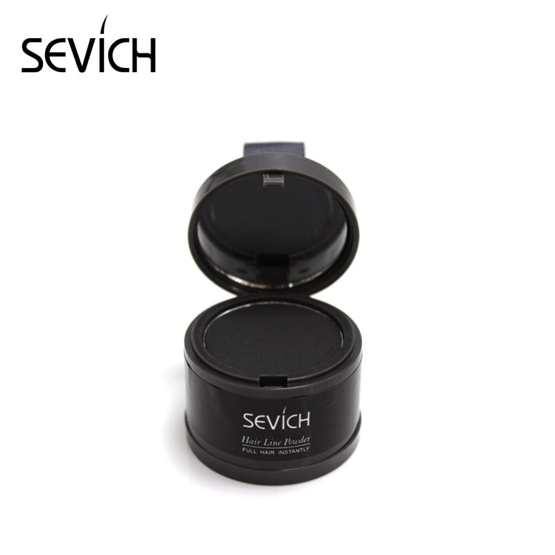 Sevich Makeup Hair Line Shadow Powder Eyebrow Powder Extract Easy to Wear Make Up neat symmetry hairline with Mirror Puff Fibers