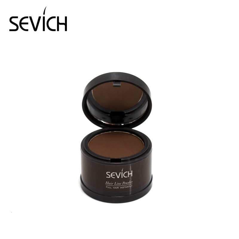 Sevich Makeup Hair Line Shadow Powder Eyebrow Powder Extract Easy to Wear Make Up neat symmetry hairline with Mirror Puff Fibers