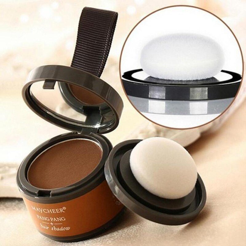 MAYCHEER Hair Fluffy Powder Instantly Black Root Cover Up Natural Instant Hair Line Shadow Powder full Hair Concealer Coverage