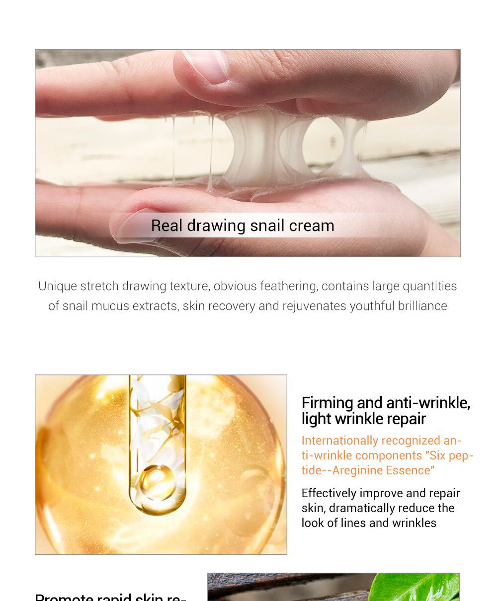 LANBENA Snail Repair Whitening Facial Cream Day Cream Anti Wrinkle Anti Aging Acne Treatment Moisturizing Firming Skin Care 30g