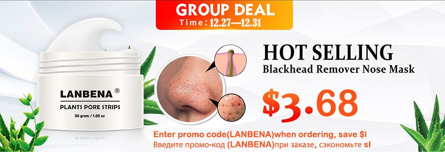 Lanbena Blackhead Remover Mask Face Black Mask Pore Treatment Serum Anti Acne Facial Peeling Masks Cleansing Skin Care Beauty