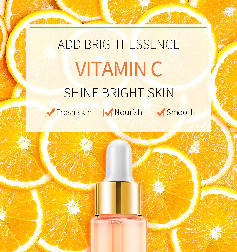 LAIKOU Vitamin C Serum VC California Whitening Antioxidant Remove Spots LANBENA Orange Essence Brighten Skin Norish Smooth