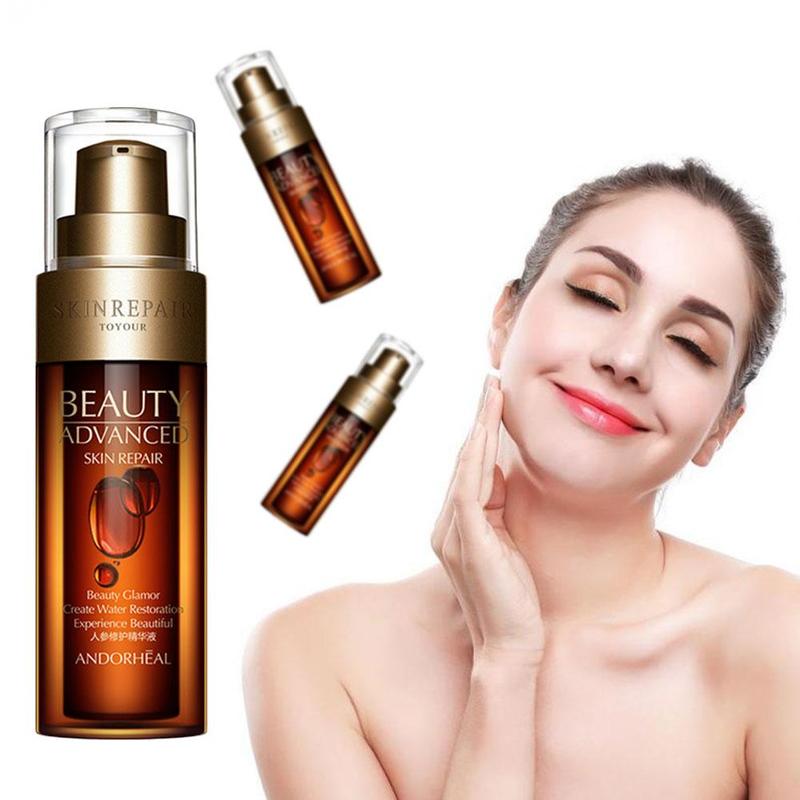 Anti Wrinkle Face Serum Hyaluronic Acid Ginseng Vitaminis Collagen Pore