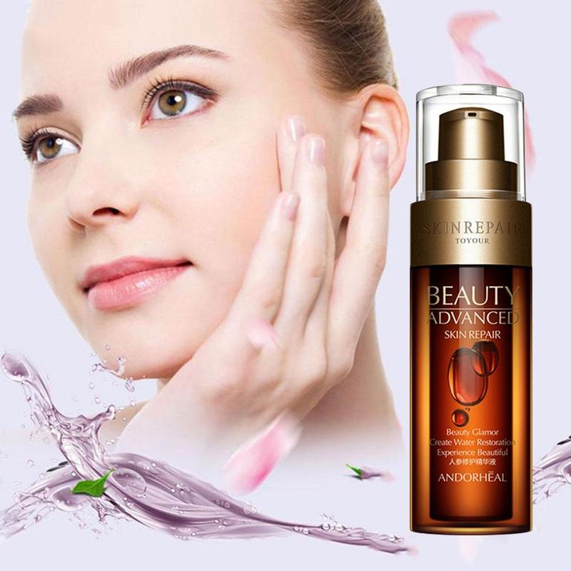 Anti Wrinkle Face Serum Hyaluronic Acid Ginseng Vitaminis Collagen Pore