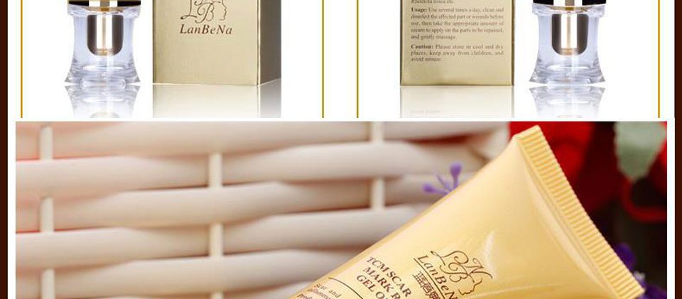 LANBENA Acne Scar Removal Strentch Marks Acne Treatment Shrink Pores Gel Bleaching Essence Whitening  Face Cream Skin Care