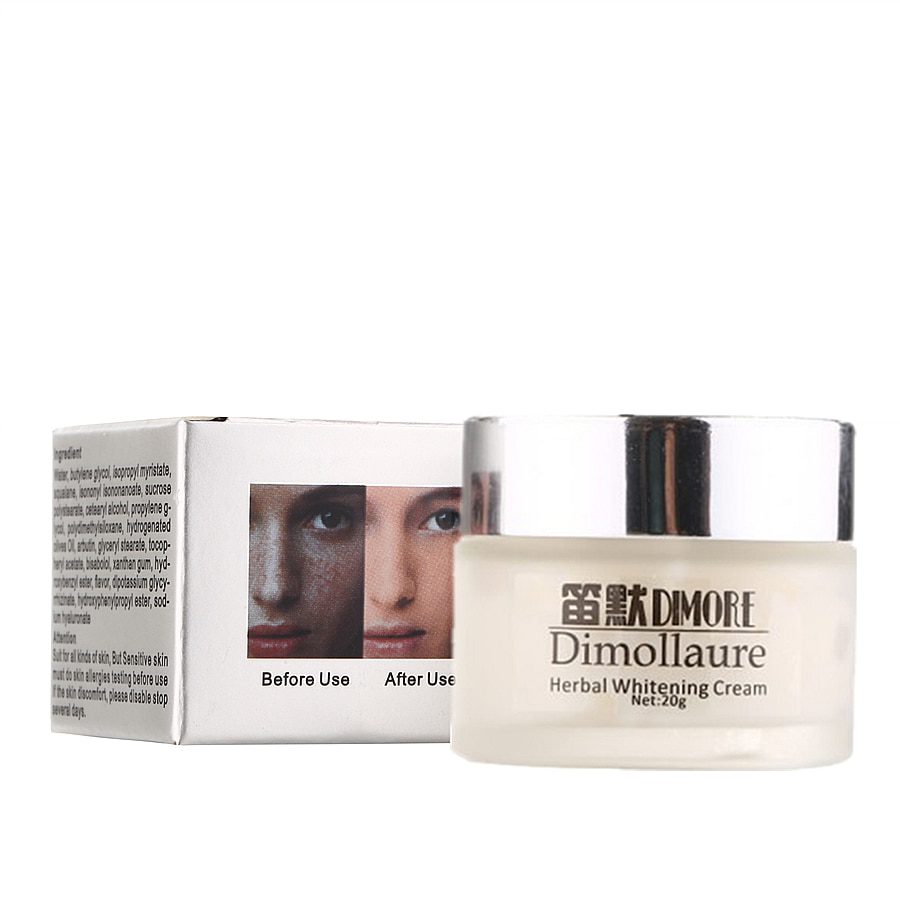 Dimollaure Strong effect whitening cream +Kojic acid serum Remove Freckle melasma pigment Melanin sunburn Acne scars brown Spot