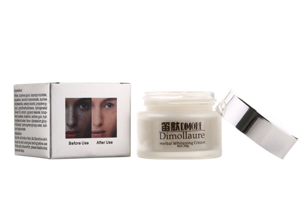 Dimollaure Strong effect whitening cream +Kojic acid serum Remove Freckle melasma pigment Melanin sunburn Acne scars brown Spot