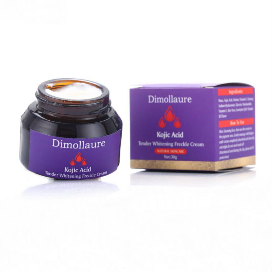 Dimollaure Kojic Acid whitening cream 30g Retinol Wrinkle removal Freckle melasma Acne scar pigment age spot melanin sun spot