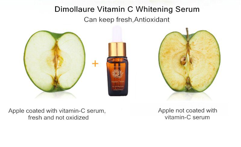 Dimollaure 30g pure Kojic Acid whitening cream+Vitamin C serum removal Acne Pimples Anti Aging pigmentt melanin Wrinkle cream