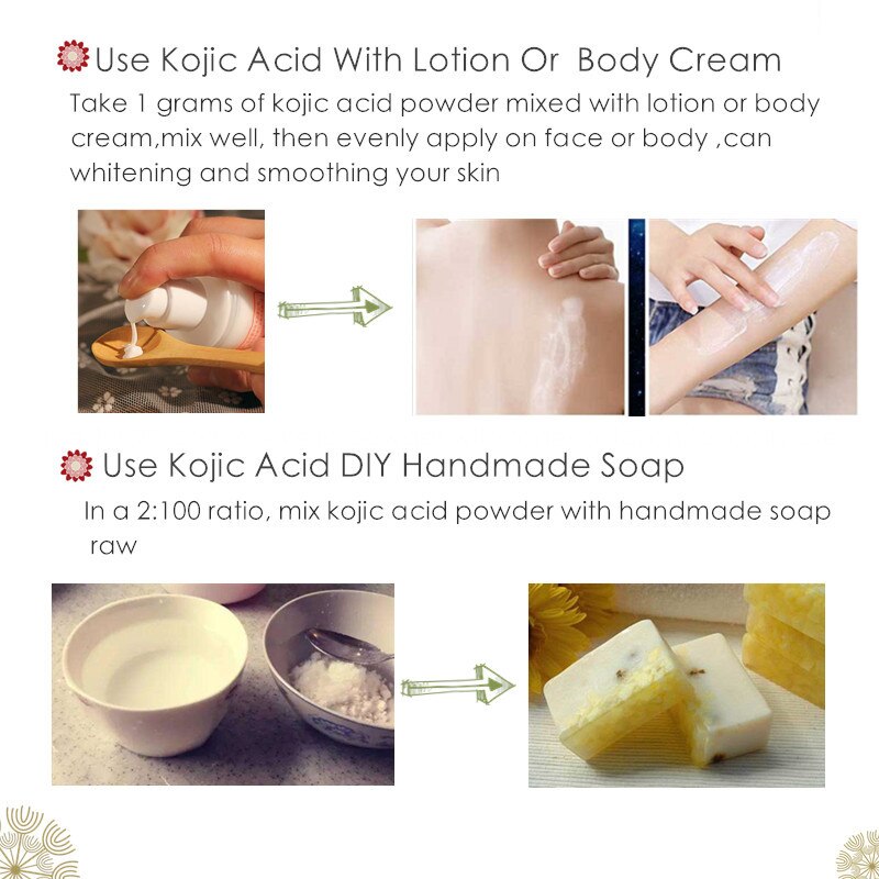 Dimollaure 30g pure Kojic Acid whitening cream+Vitamin C serum removal Acne Pimples Anti Aging pigmentt melanin Wrinkle cream