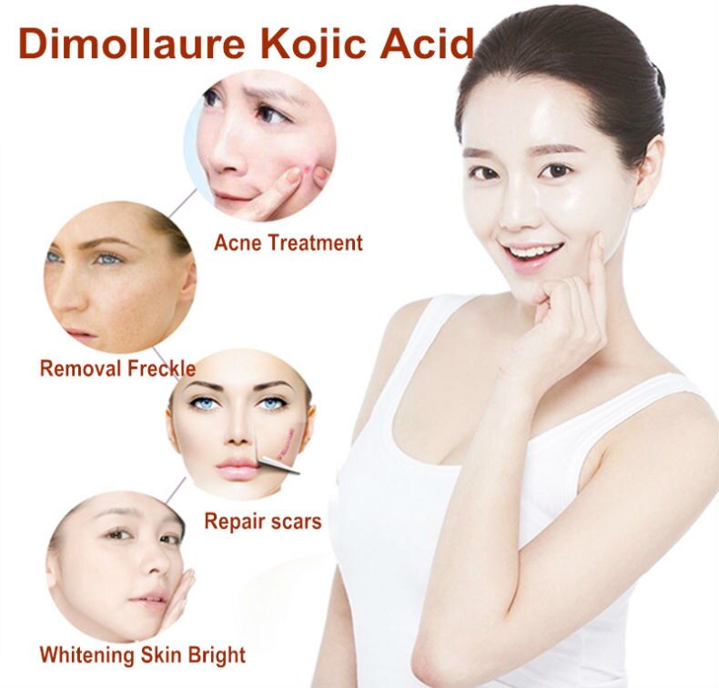Dimollaure Kojic acid Whitening Cream Retinol Vitamin A serum Remove Freckle melasma pigment Melanin Acne scar dark Spots