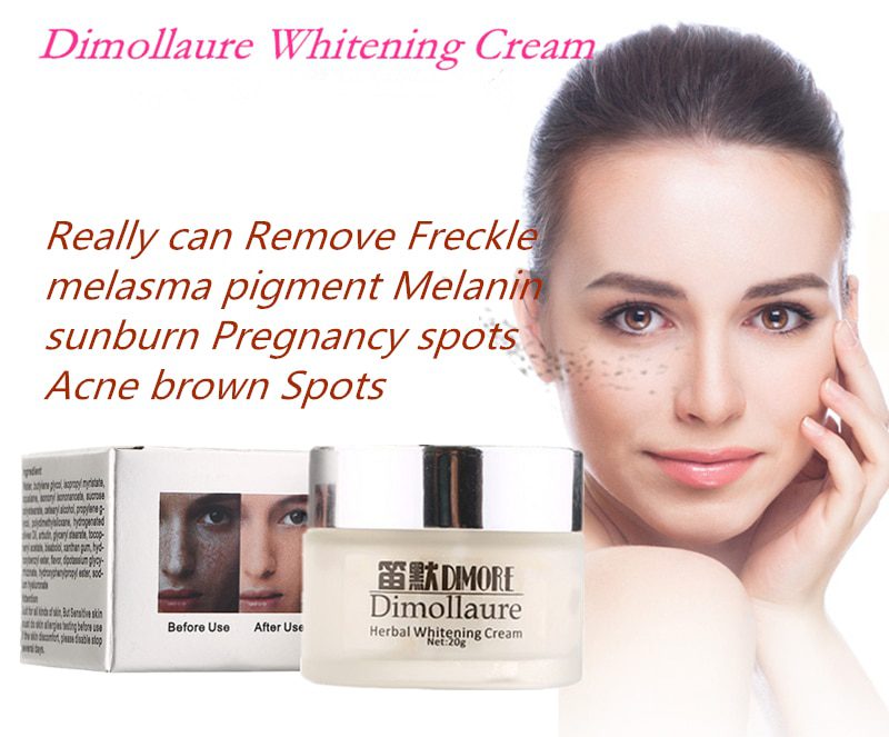 Dimollaure Retinol whitening face cream +Vitamin C serum Acne treament Remove Freckle melasma pigment Melanin sunburn Spots