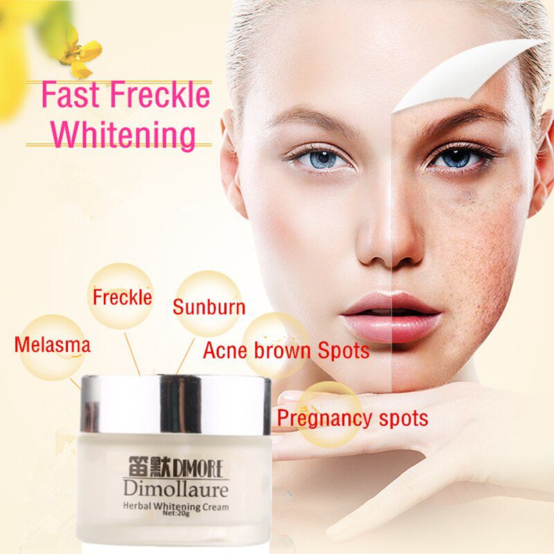 Dimollaure Strong whitening cream + Hyaluronic Acid serum Moisturizing Remove Freckle melasma pigment Melanin sunburn face care