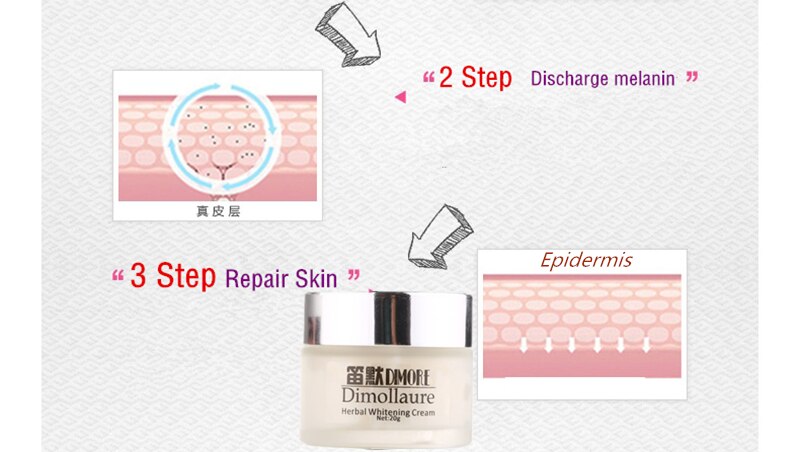 Dimollaure Strong whitening cream + Hyaluronic Acid serum Moisturizing Remove Freckle melasma pigment Melanin sunburn face care