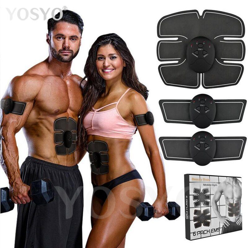 Smart EMS Hips Trainer Electric Muscle Stimulator Wireless Buttocks Abdominal ABS Stimulator Fitness Body Slimming Massager Knit