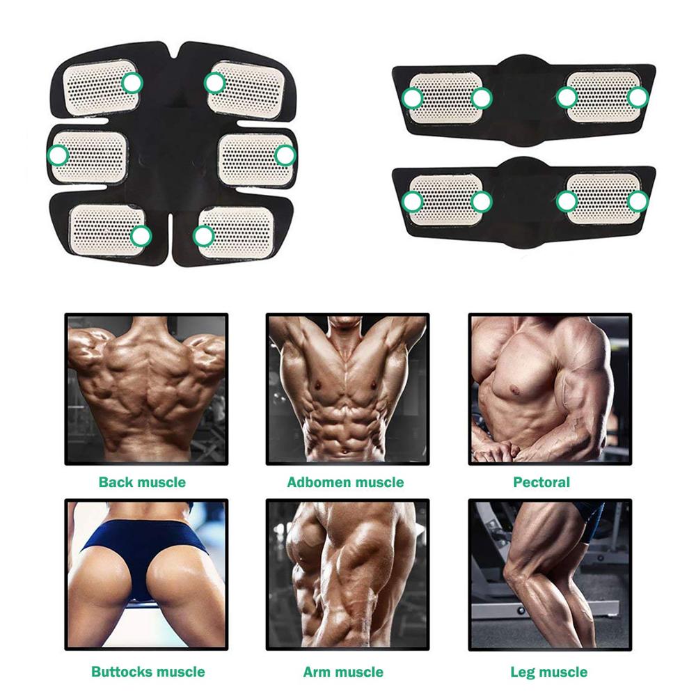 Smart EMS Hips Trainer Electric Muscle Stimulator Wireless Buttocks Abdominal ABS Stimulator Fitness Body Slimming Massager Knit