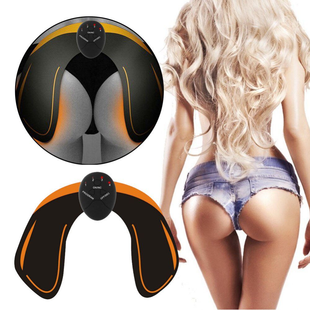 Smart EMS Hips Trainer Electric Muscle Stimulator Wireless Buttocks Abdominal ABS Stimulator Fitness Body Slimming Massager Knit