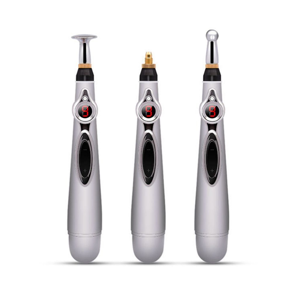 2019 Newst Electronic Acupuncture Pen Electric Meridians Laser Therapy Heal Massage Pen Meridian Energy Pen Relief Pain Tools