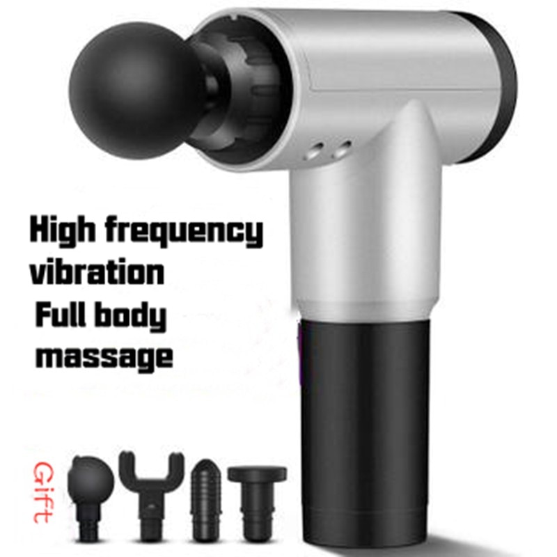 Massage Gun Muscle Relaxation Massager Vibration Gun Vibration Massage Fitness Equipment Noise Reduction Design Brushless Motor