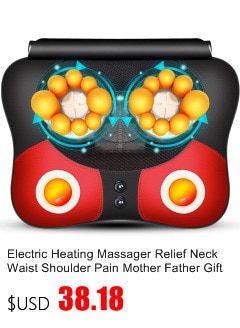 Electric Neck Roller Massager for Back Pain Shiatsu Infrared lamp Massage Pillow  Gua Sha Products Body Health Care Relaxation