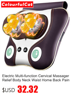 Electric Neck Roller Massager for Back Pain Shiatsu Infrared lamp Massage Pillow  Gua Sha Products Body Health Care Relaxation